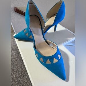 Marc Fisher Vibrant Blue Heels